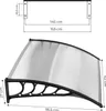 Strecha nad dverami 150x100 cm, polykarbonátový kryt Náhľad obrázku produktu 10