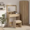 vidaXL Coiffeuse en chêne Sonoma 75,5 x 41 x 135 cm, Voir les images du produit 2