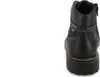 A black boot is shown from the back on a white background. Produktbild-Vorschau