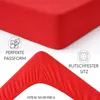 Strauss Home® Premium Spannbettlaken – 160 g/m² Gekämmte Produktbild-Vorschau 4