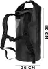 SCHNORR Drybag 80L Schwarz - wasserdichter Packsack 1000D Produktbild-Vorschau 3