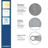 Lumaland Sonnensegel Polyester Dreieck 5 x 5 x 5 Meter Produktbild-Vorschau 2