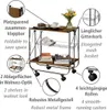 WENKO Küchen Wagen DINE Servier auf Rollen Küchen Trolley Produktbild-Vorschau 4