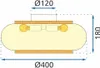 Lampada da Soffitto tooLight App1253-3C 40Cm Beige Anteprima dell’immagine prodotto 6