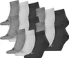 15 Paar Uni Puma Quarter kurze Sportsocken in Anthrazit Produktbild-Vorschau 1