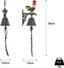 Moritz Türglocke Glocke Hahn Huhn bunter Schwanz Wandglocke Produktbild-Vorschau 3