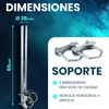 Extralink Soporte de balcón para antena parabólica 600 mm, Vista previa de la imagen del producto 5