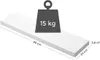 VASAGLE 2er Set Schweberegal, Wandboard, 80 x 20 x 3,8 cm Produktbild-Vorschau 6