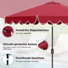 COSTWAY Sonnenschirm 300 cm, Gartenschirm mit Kurbel & Produktbild-Vorschau 8