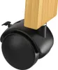CASARIA® Portant à vêtements en bambou avec roulettes Voir les images du produit 3