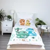 JERRY FABRICS Kinderbettlaken Dino 02 baby Baumwolle, Produktbild-Vorschau 2