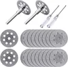 20 Stücke 22 mm Diamant Trennscheibe mit 4 Stück 3 mm Dorn Produktbild-Vorschau 1