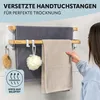 věšák na ručníky eluno se 2 držáky na ručníky a 6 háčky - Náhled obrázku produktu 4