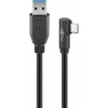 USB 3.2 Gen 1 Kabel, USB-A Stecker > USB-C Stecker 90° Produktbild-Vorschau 1