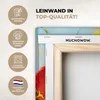MuchoWow® - Leinwandbilder - Ölfarbe - Malerei - Blumen, Produktbild-Vorschau 3