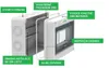 Elektroinstalační rozvaděč Adelid APV-RH-06, 1x6M IP65, Náhled obrázku produktu 2