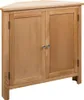 vidaXL Eckschrank 80x33,5x78 cm Massivholz Eiche Produktbild-Vorschau 9