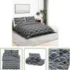 The Living Store Bettwäsche-Set Grau 200x200 cm Baumwolle Produktbild-Vorschau 5