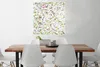 MuchoWow® Poster Ein weißes und rosafarbenes Blumendesign Produktbild-Vorschau 2