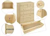 Kommode Sideboard Anrichte Kiefer massiv 2+4 Schubladen Produktbild-Vorschau 5