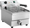 Regelbare Elektrofritteuse mit Ablasshahn 400 V 6000 W 16 l Produktbild-Vorschau 3