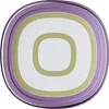 A top-down view of a round, flat object with concentric rings of color. Voir les images du produit