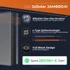 Solarway® Balkonkraftwerk 1000W komplett Steckdose - Produktbild-Vorschau 2