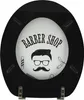 MSV WC Sitz Toilettendeckel MDF Holzkern „Barber“ Produktbild-Vorschau 1
