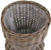 KRINES HOME Großer Pflanzkorb Rattan grau XXL Pflanzkübel Produktbild-Vorschau 5