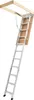 A folding attic ladder is extended from an attic opening. Anteprima dell’immagine prodotto