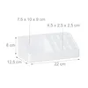 Relaxdays Kosmetik-Organizer aus Acryl, Kleiner Make Up Produktbild-Vorschau 4