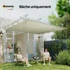 Outsunny Toile de toit de rechange pour pergola toile de Voir les images du produit 7