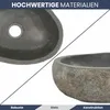 DELUKE® Naturstein Waschbecken oval - Flussstein | Produktbild-Vorschau 4