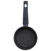 A top-down view of a gray saucepan with a black handle against a white background. Produktbild-Vorschau