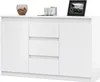 Commode VBChome avec 3 tiroirs et 2 portes 120 x 35 x 75 cm Voir les images du produit 5
