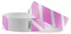 Braccialetti in Tyvek vuoti a righe CombiCraft rosa - 100 Anteprima dell’immagine prodotto 1