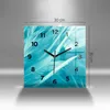 Wallfluent Hodiny - Sklenené Nástenné Hodiny - Tichý Quartz Náhľad obrázku produktu 6