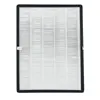 A white air filter with a black frame against a white background. Produktbild-Vorschau