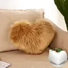 1x Herzform Kissenbezug 40x50cm, Plüsch Flauschig Kissen Produktbild-Vorschau 2