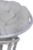 MiaMöbel Sessel 80 cm Modern Rattan Weiß Produktbild-Vorschau 7