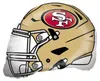 NFL San Francisco Folienballon shape 50x45cm Football Helm Produktbild-Vorschau 1
