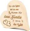 Zirbenherz Für die Welt bist du eine Mutter 12cm Produktbild-Vorschau 1