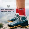 Alpen Bears Wandersocken Merino Wolle - 2er-Set - Rot - Produktbild-Vorschau 4
