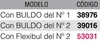 Buldo Flexibul 2 bas de ligne Golden Golden One Size Voir les images du produit 2