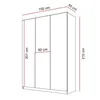 Kippschrank AUREL KASCHMIR 3D, Gold Chrom Griffe, Spiegel Produktbild-Vorschau 7