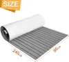 SWANEW Tapis de sol Teck Decking Marine Plancher en mousse Voir les images du produit 2
