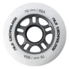 NILS ExtremePolyuréthane76x24 82A roues mates, blanc, 4 Voir les images du produit 3