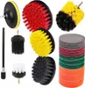 A collection of drill brushes and abrasive pads. Náhled obrázku produktu
