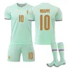 #10 MBAPPE Maglia da calcio da trasferta Francia Coppa del Anteprima dell’immagine prodotto 1