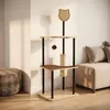 Drapak Fudajo z metalu 48 x 40 x 120 cm z sizalem, mebel do Podgląd zdjęcia produktu 8